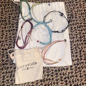 6 puravida bracelets